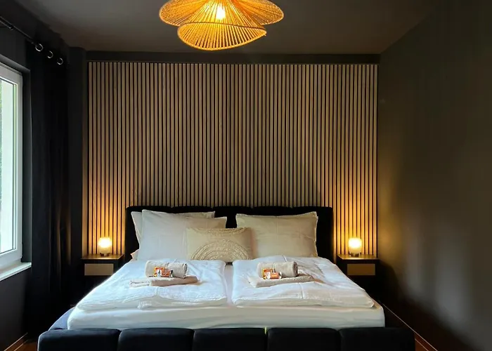 Le Vacation Haus Am See, Sauna, Terrasse, Garten, Netflix, Free-tv 아파트